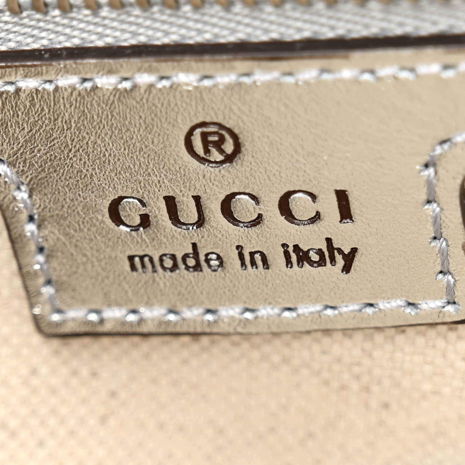 Gucci Metallic Demetra Small Horsebit 1955 Asymmetric Shoulder Bag Silver