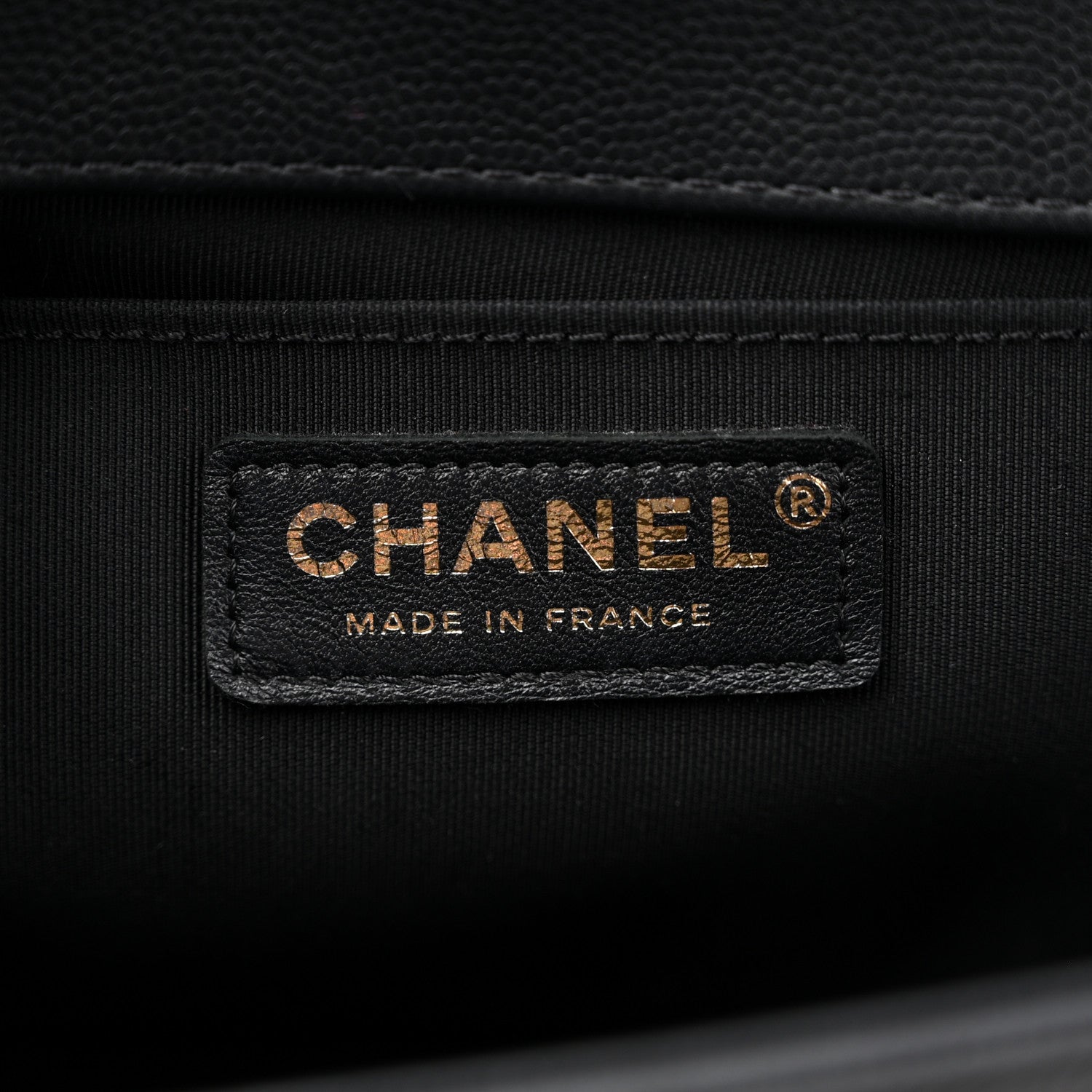 Chanel Caviar Quilted Medium Boy Flap Black