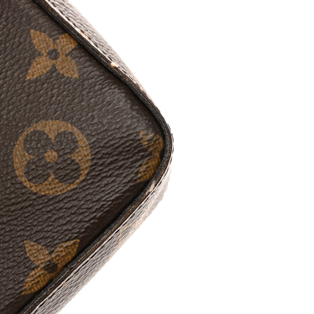 Louis Vuitton Monogram Pochette Felicie Chain Wallet Fuchsia