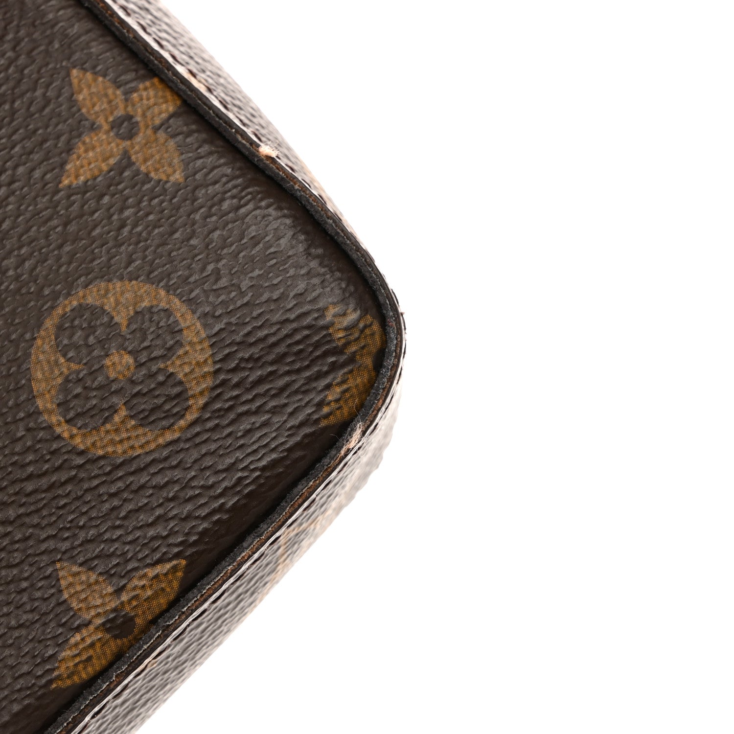 Louis Vuitton Monogram Pochette Felicie Chain Wallet Fuchsia