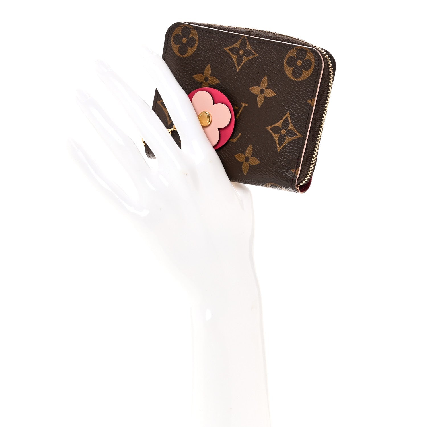 Louis Vuitton Monogram Bloom Flower Zippy Coin Purse