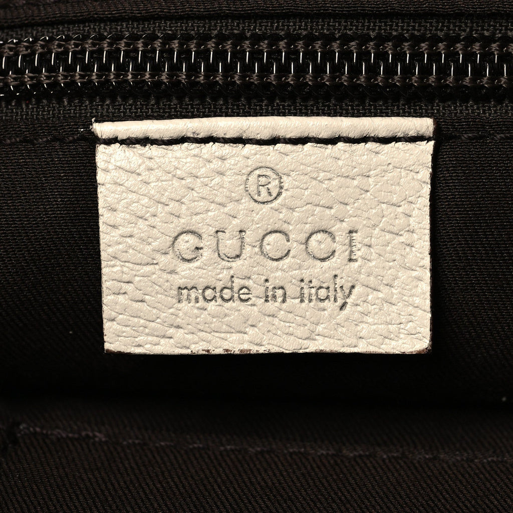 Gucci GG Monogram Medium Flap Messenger Bag Beige