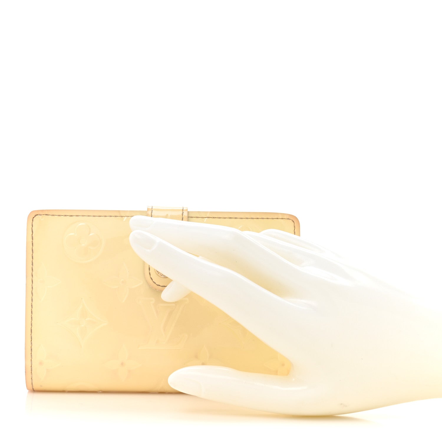 Louis Vuitton Vernis French Purse Wallet Perle