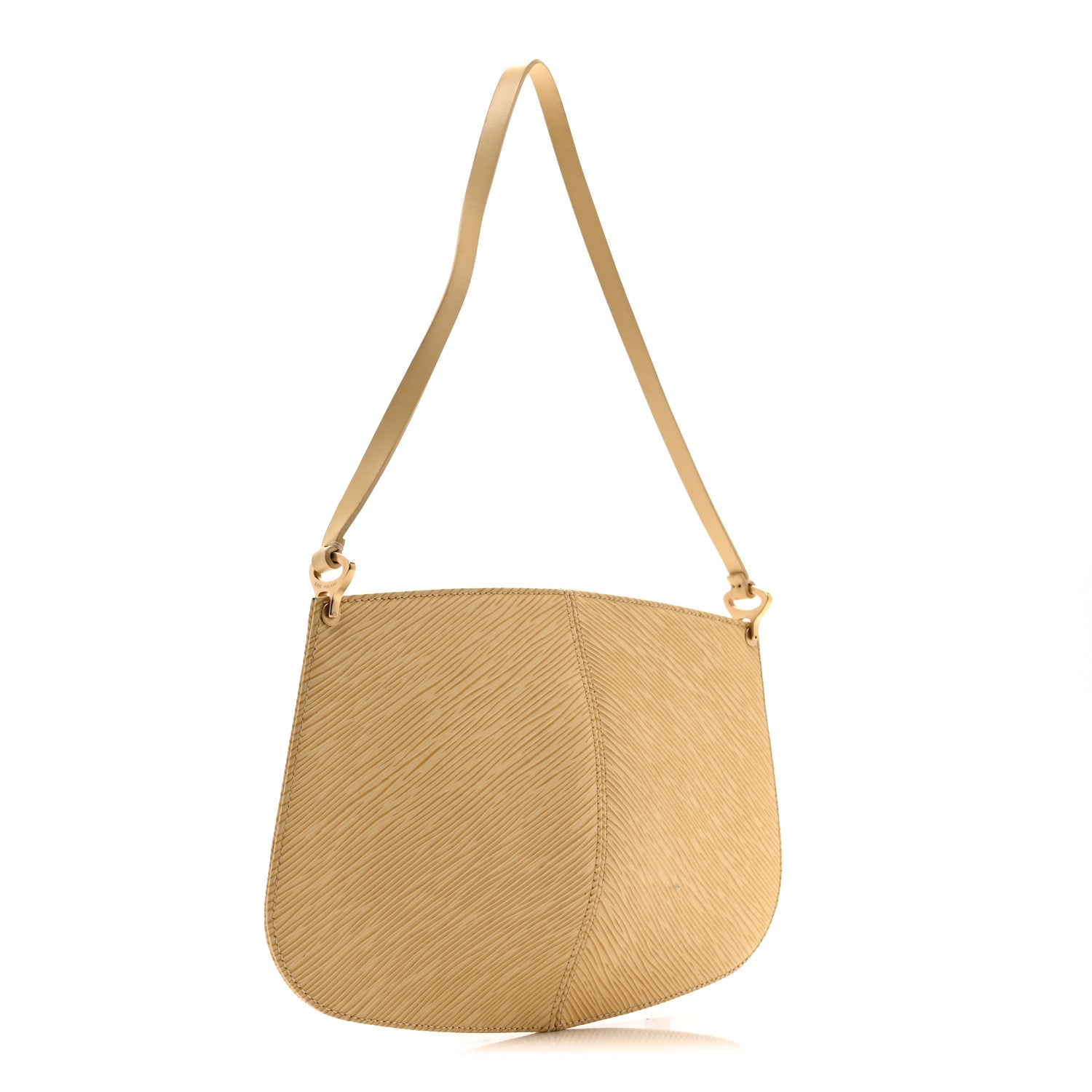 Louis Vuitton Epi Demi Lune Pochette Vanilla