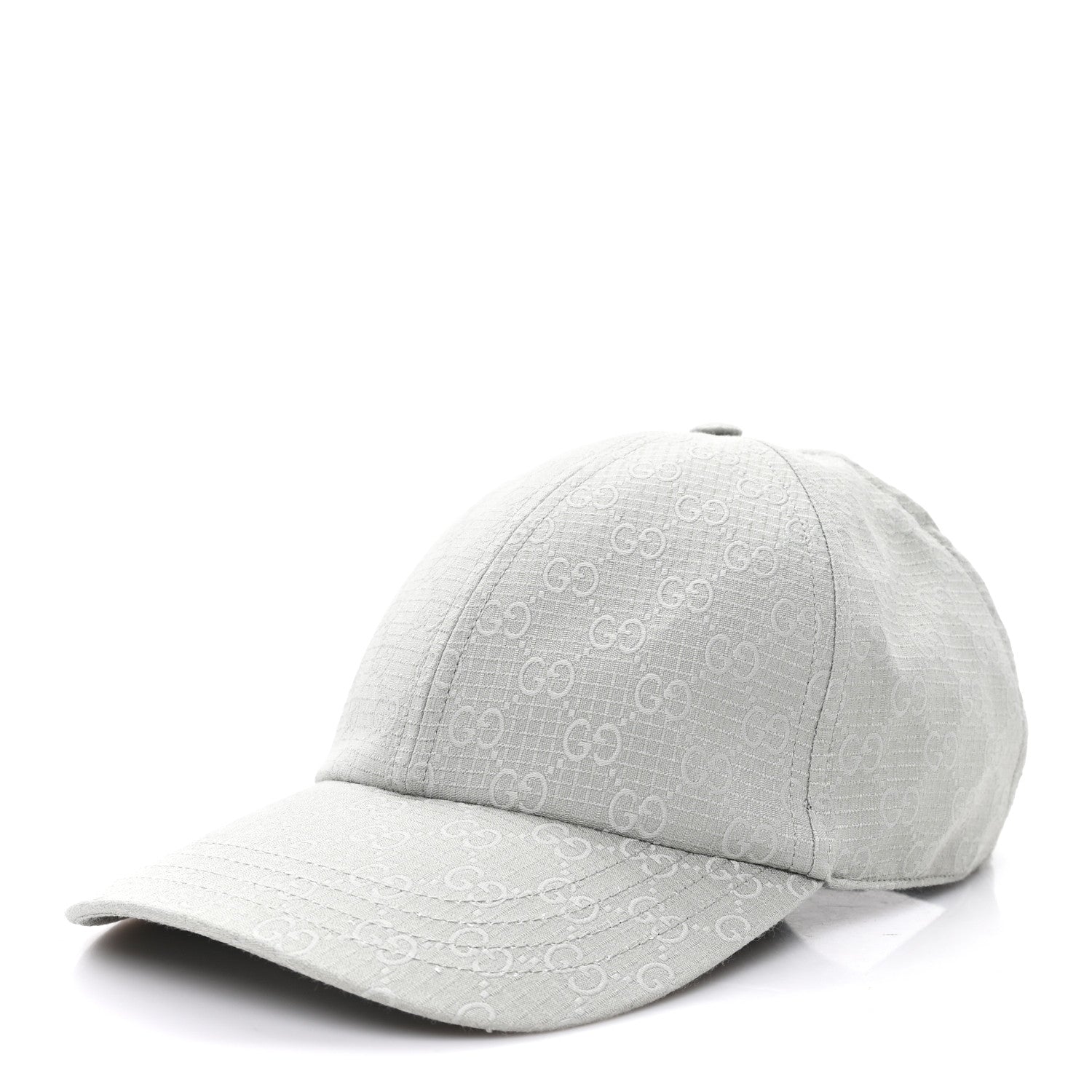 Gucci Monogram Ripstop Baseball Hat L Pale Green