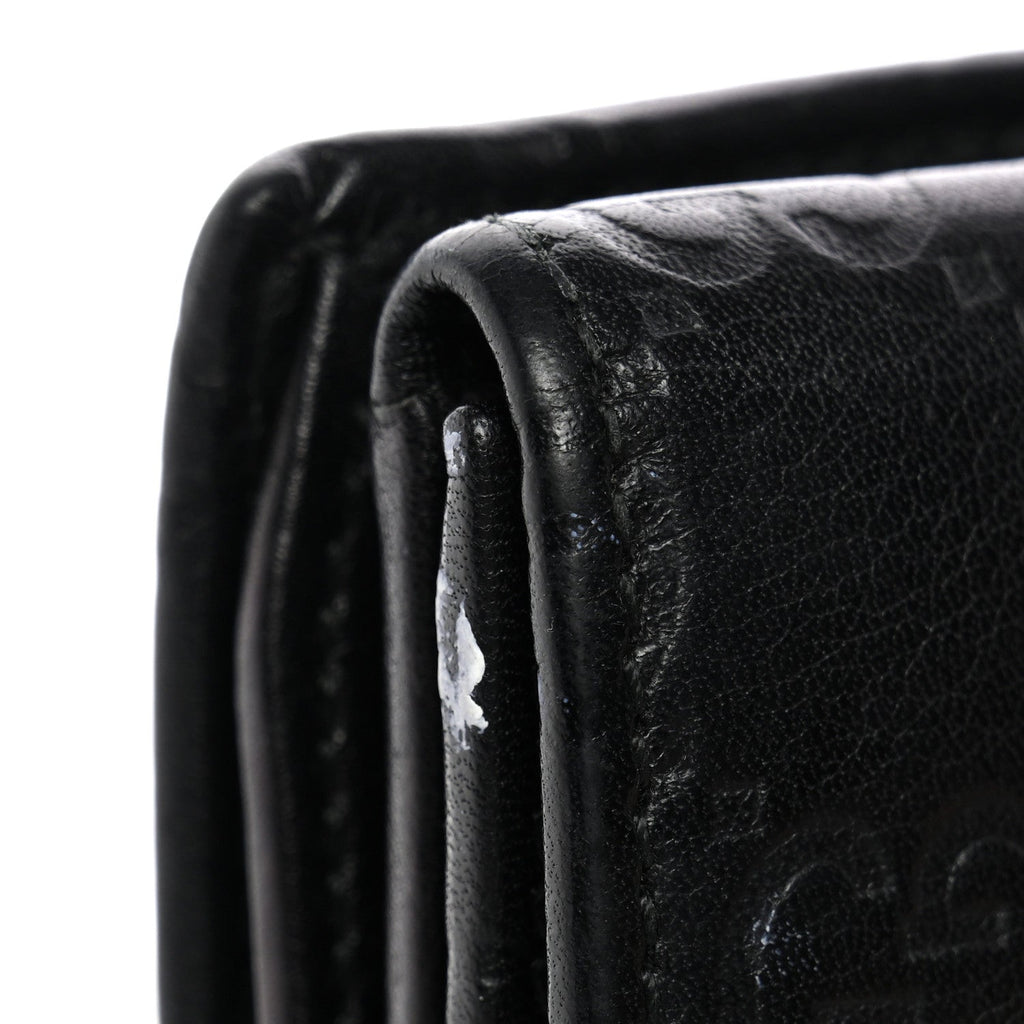 Gucci Guccissima Emily Continental Wallet Black