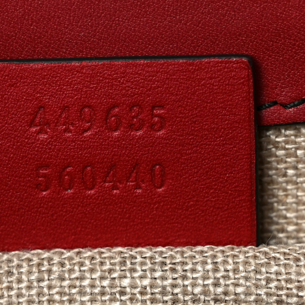 Gucci Microguccissima Medium Emily Chain Shoulder Bag Red