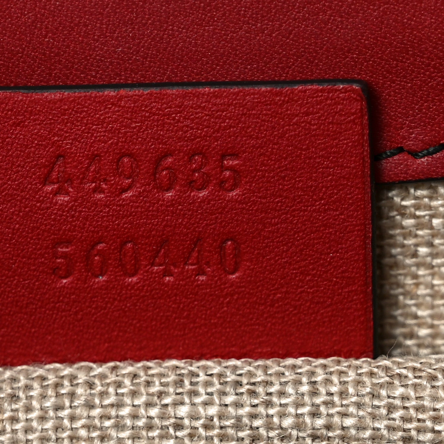 Gucci Microguccissima Medium Emily Chain Shoulder Bag Red