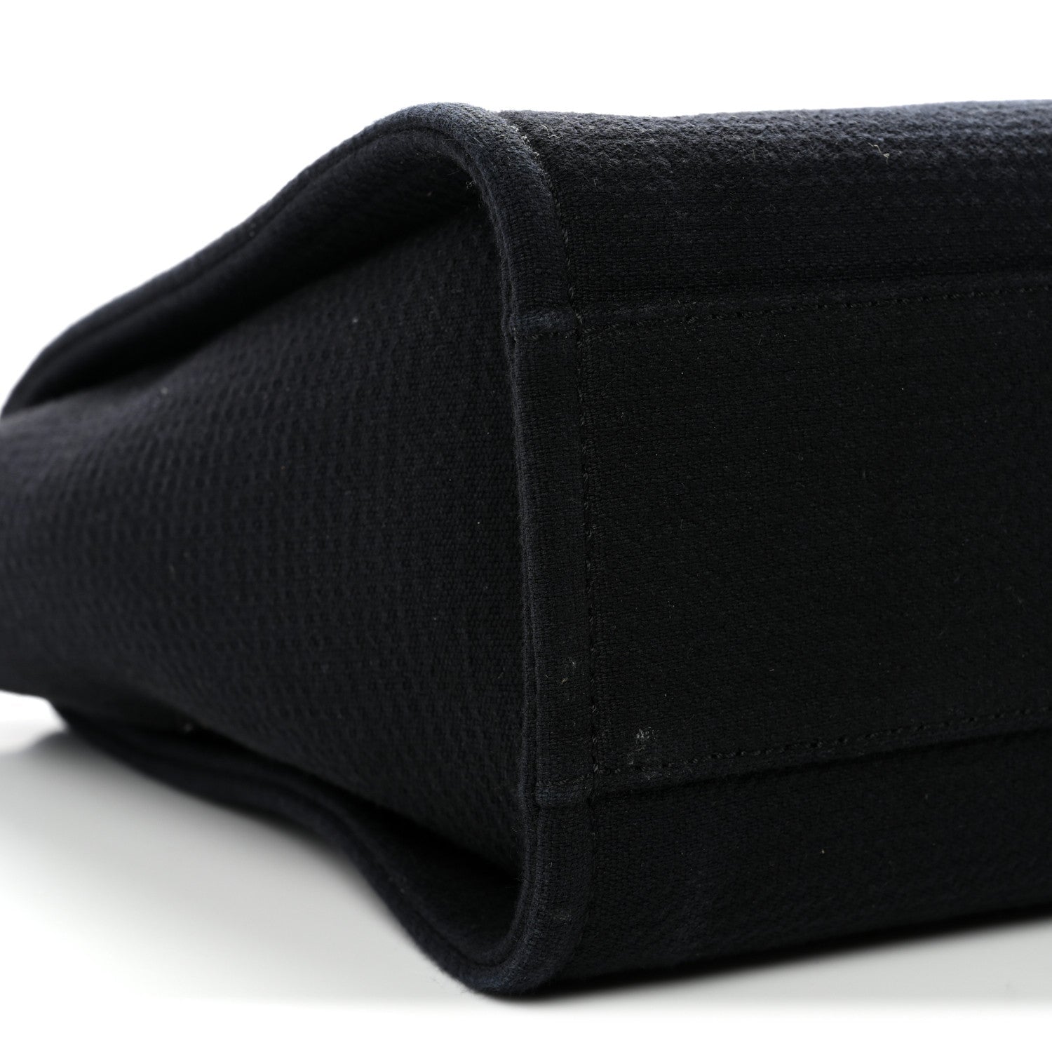 Chanel Mixed Fibers Small Deauville Tote Black