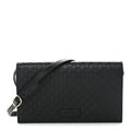 Gucci Soft Microguccissima Crossbody Wallet Black