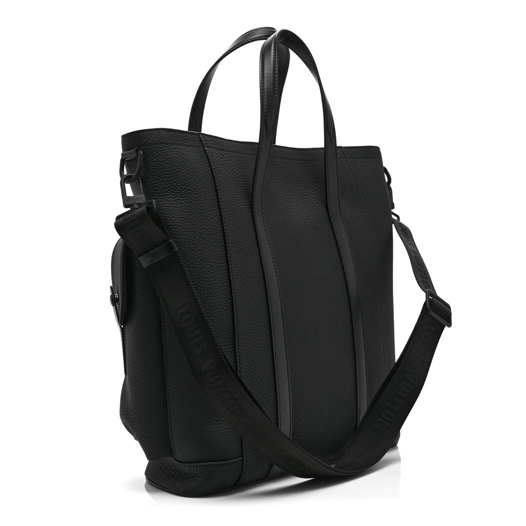 Louis Vuitton Taurillon Christopher Tote Black