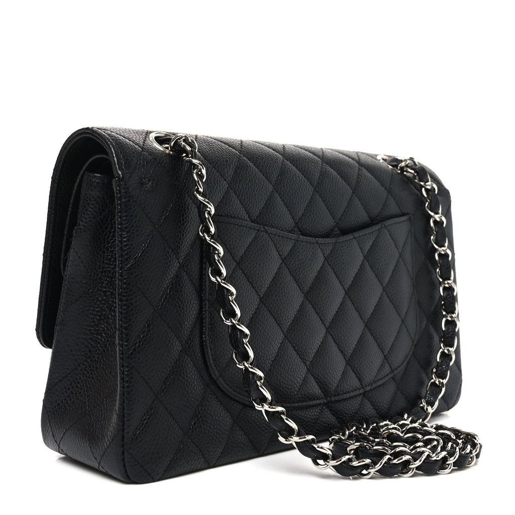 Chanel Caviar Quilted Medium Double Flap Black