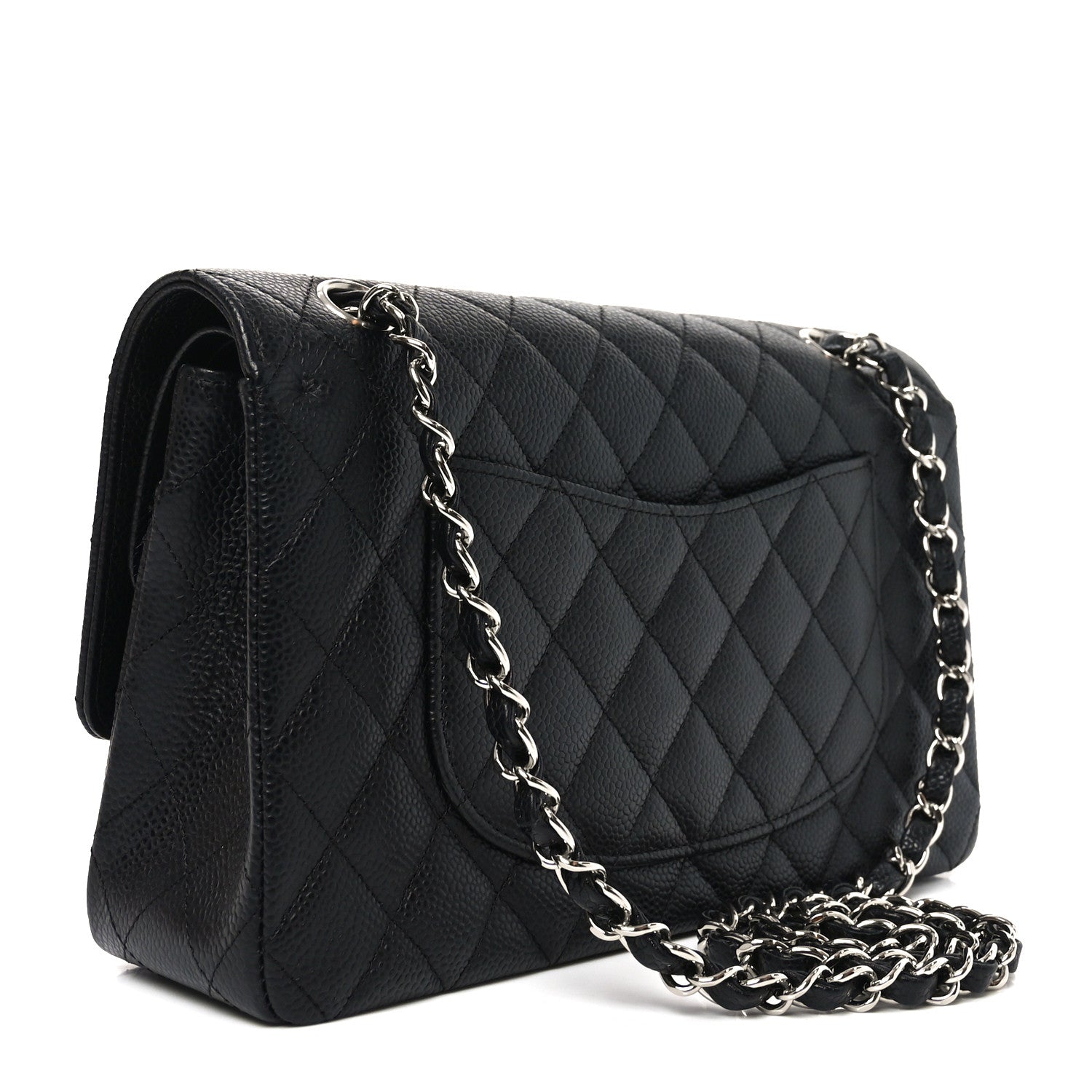 Chanel Caviar Quilted Medium Double Flap Black