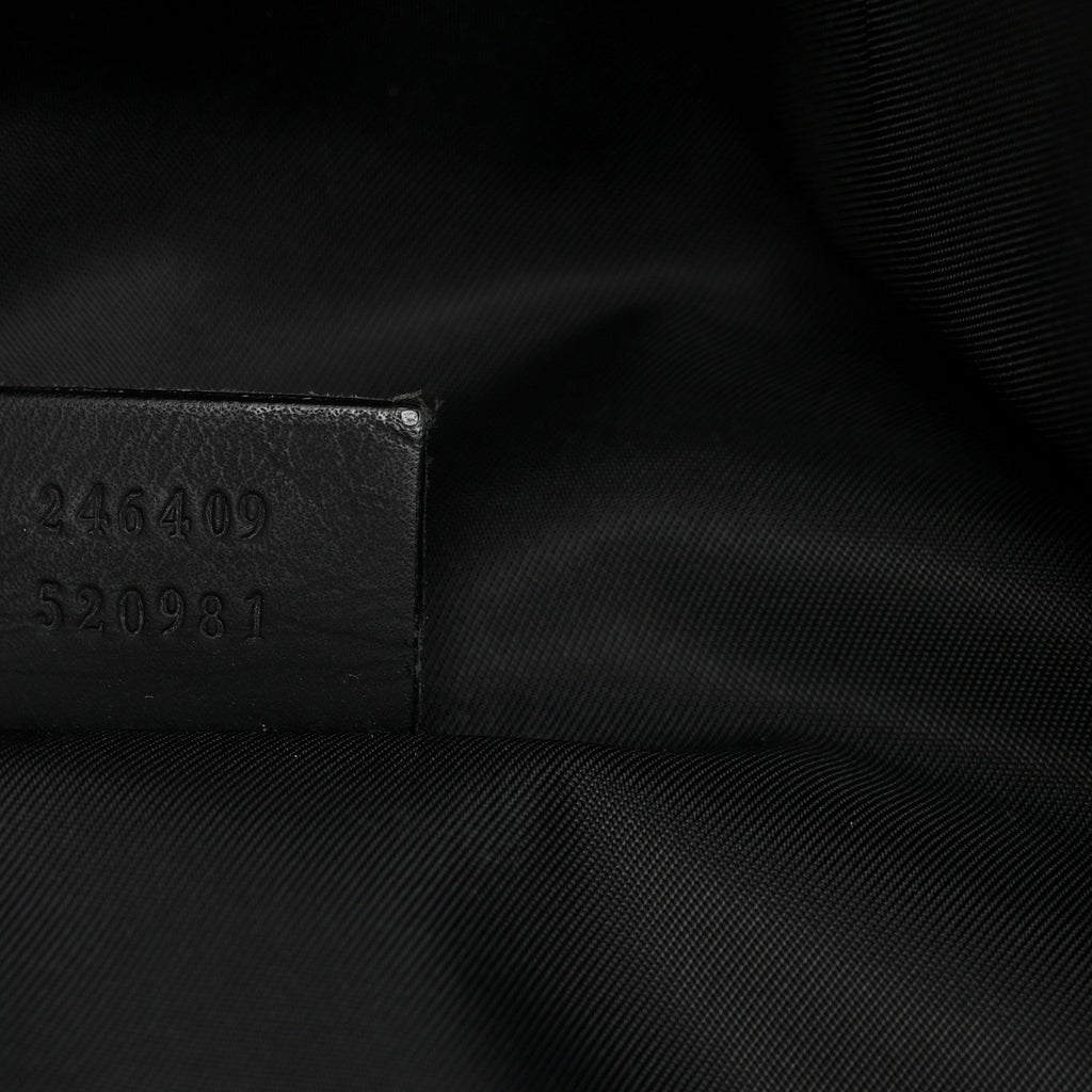 Gucci Guccissima Web Belt Bag Black