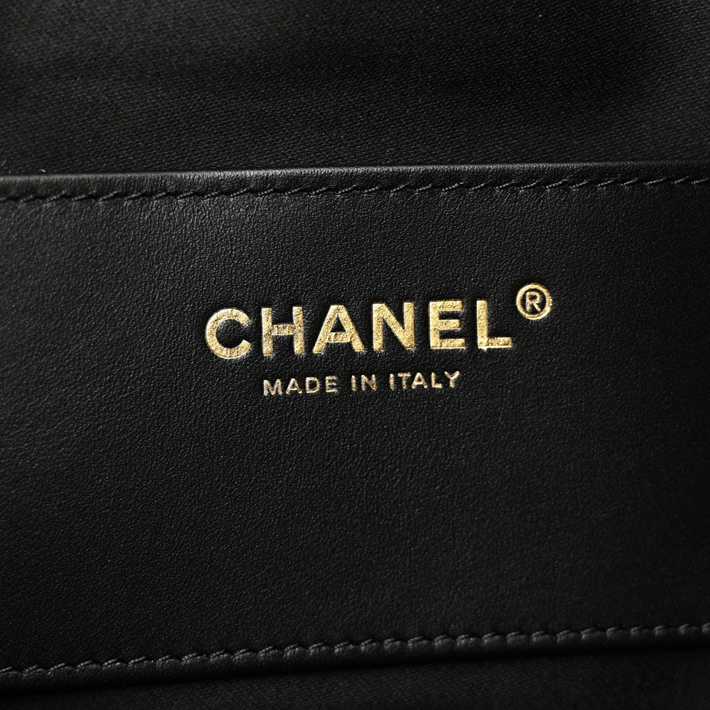 Chanel Suede Quilted Medium Chanel 25 Handbag Black