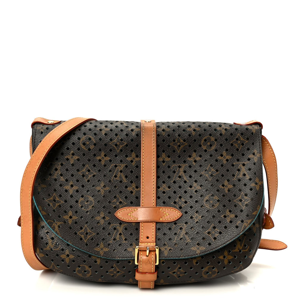 Louis Vuitton Monogram SC Flore Saumur Teal