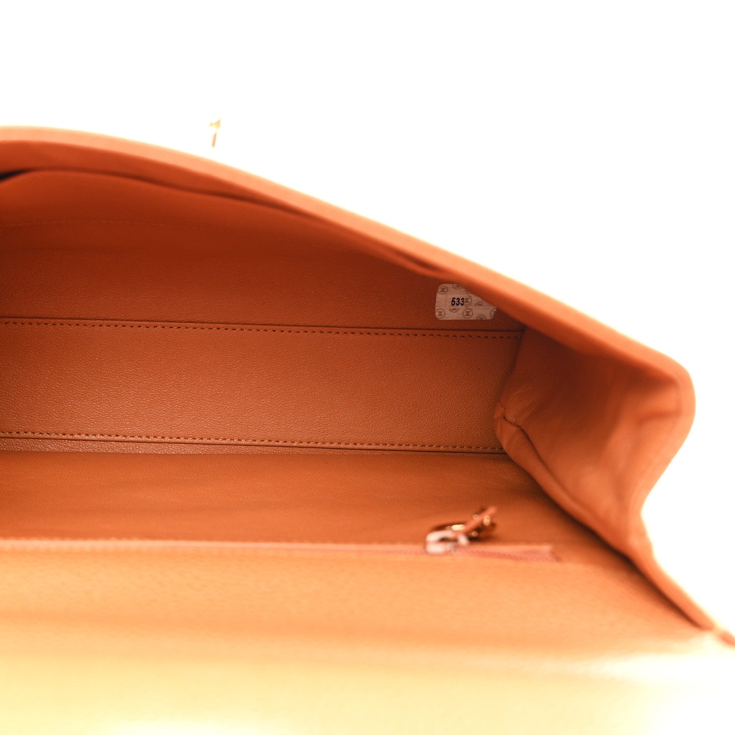 Chanel Caviar Top Handle Kelly Flap Brown