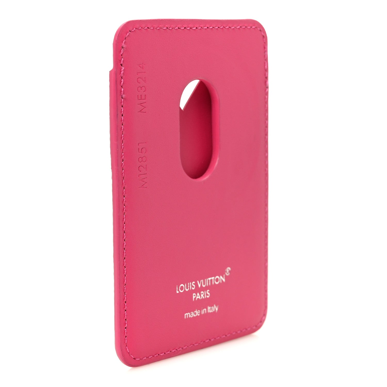 Louis Vuitton Monogram Macassar Magnetic Card Holder Pondichery Pink