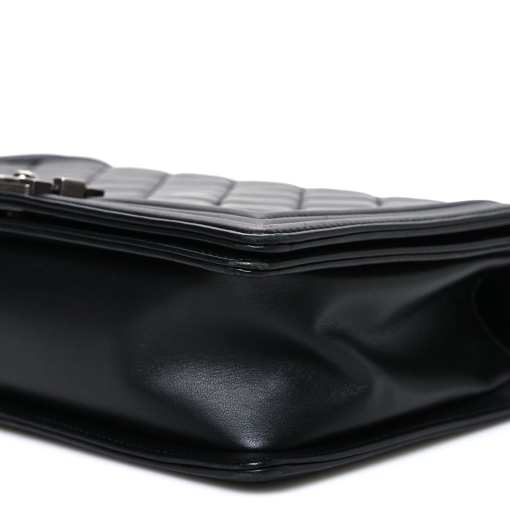 Chanel Lambskin Quilted New Medium Boy Flap Black