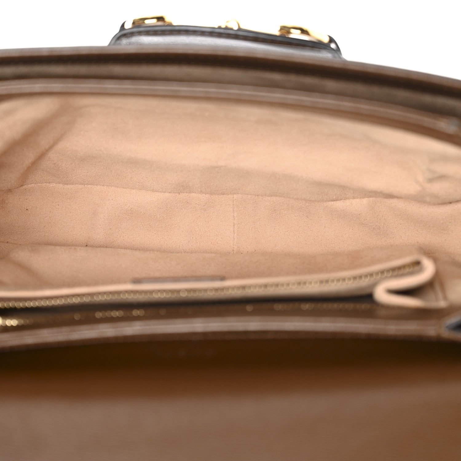 Gucci Azalea Calfskin Horsebit 1955 Shoulder Bag Brown Sugar