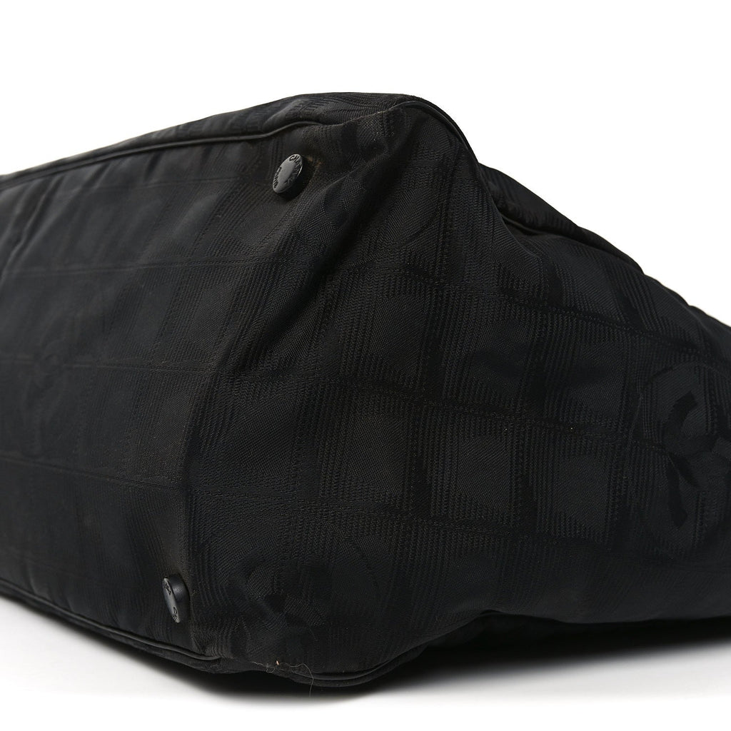 Chanel Nylon Large Travel Tote Black