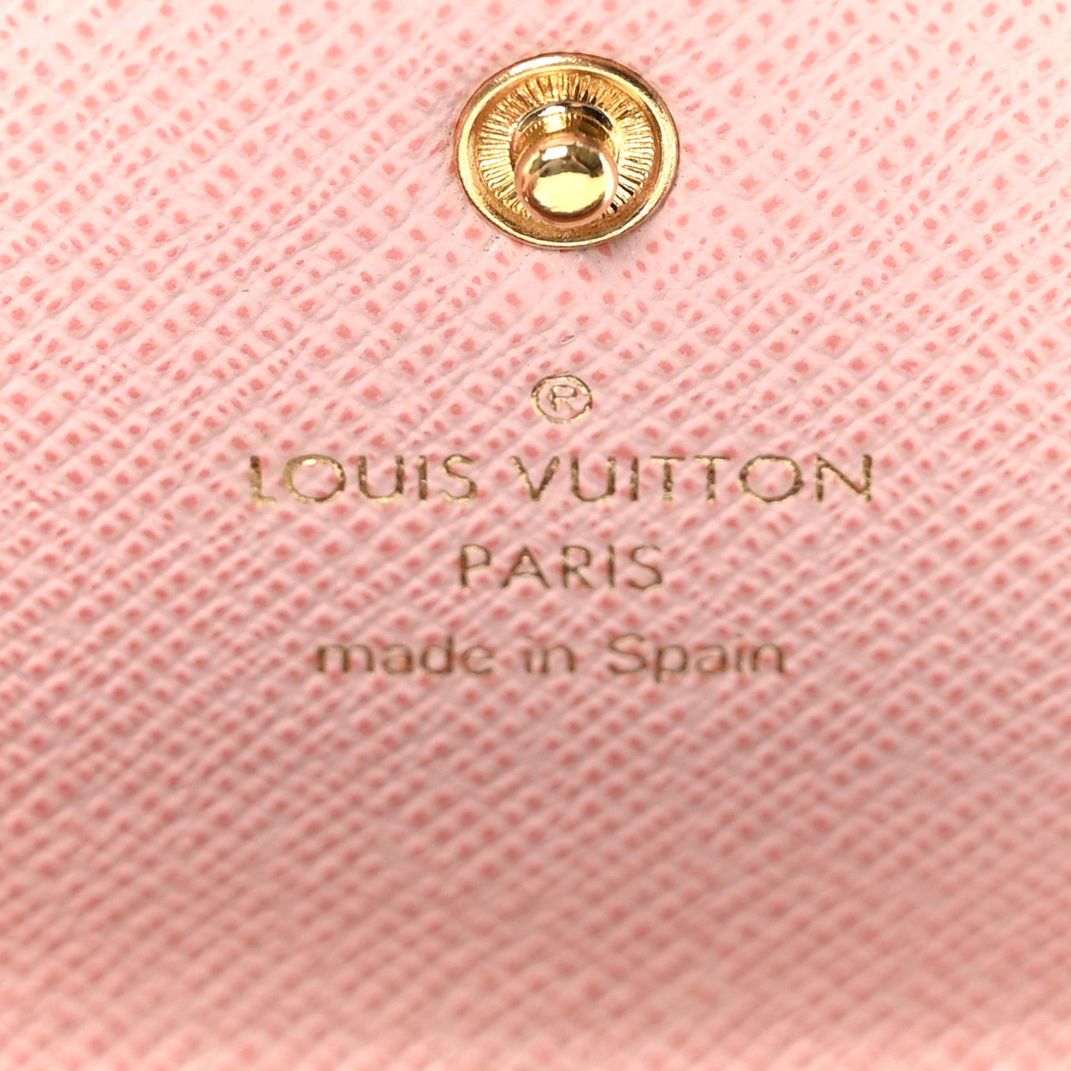 Louis Vuitton Damier Ebene Rosalie Coin Purse Rose Ballerine