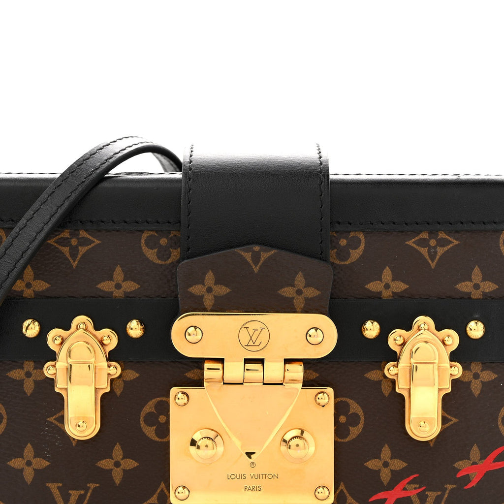 Louis Vuitton Monogram Petite Malle Black