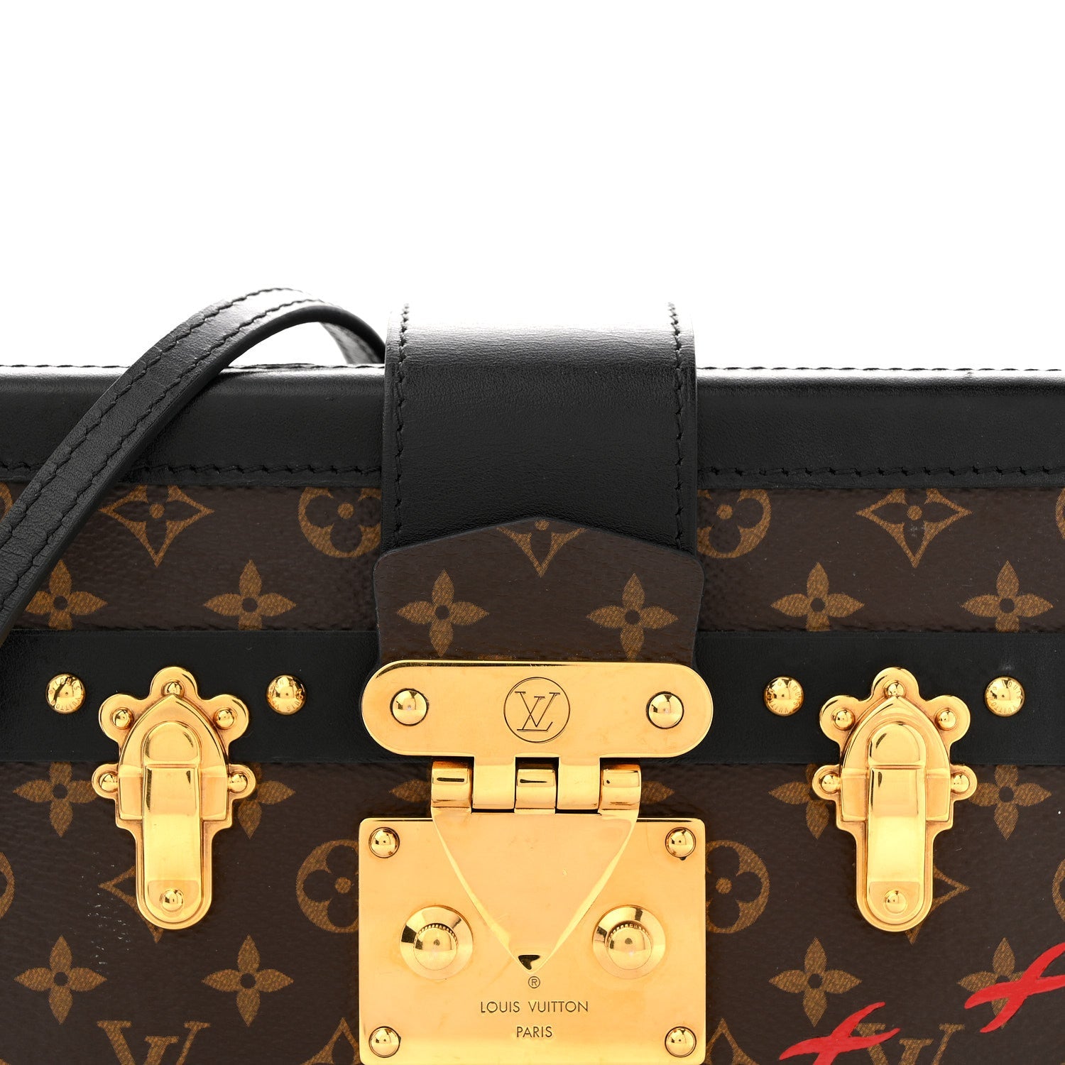 Louis Vuitton Monogram Petite Malle Black