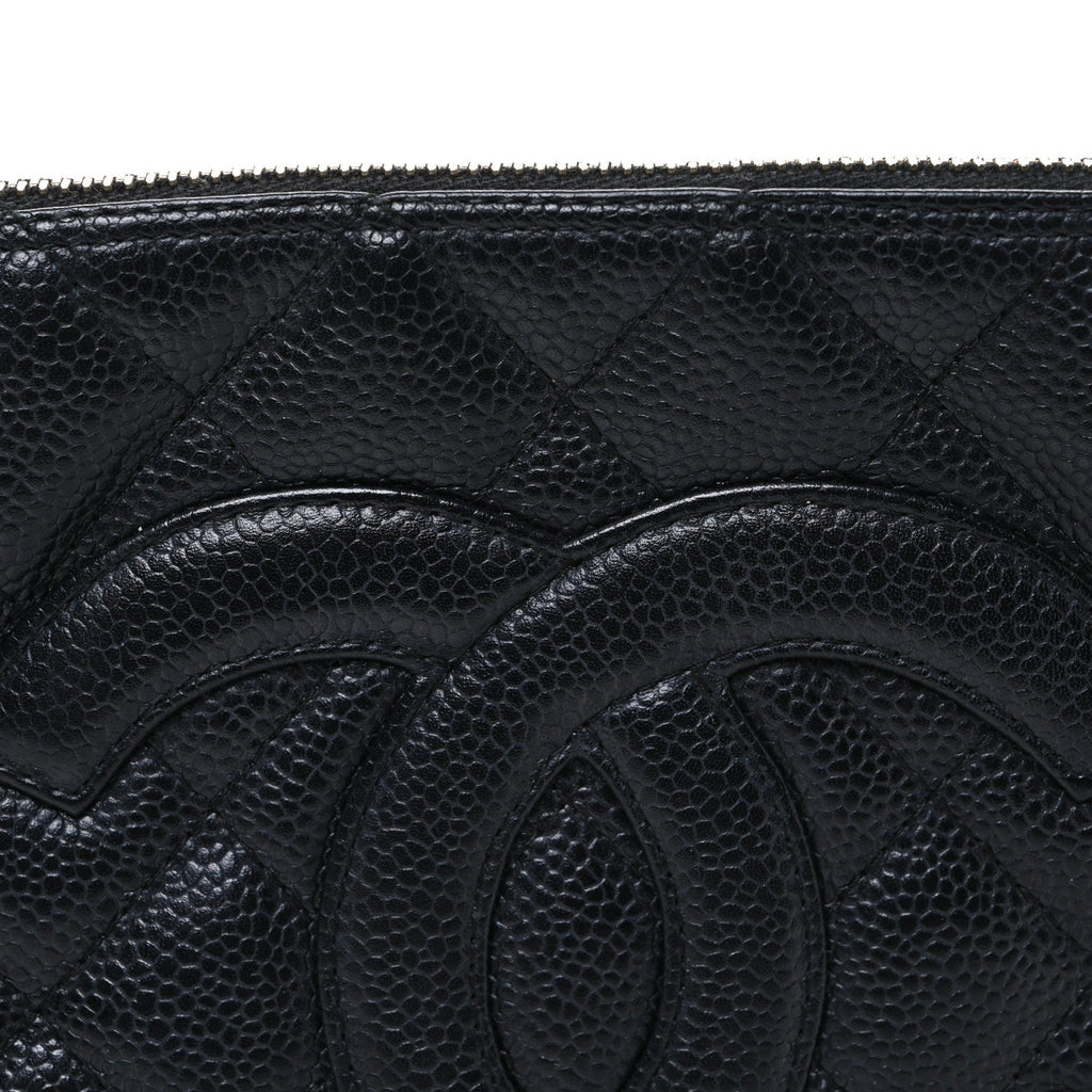Chanel Caviar Quilted Timeless CC Shoulder Bag Black