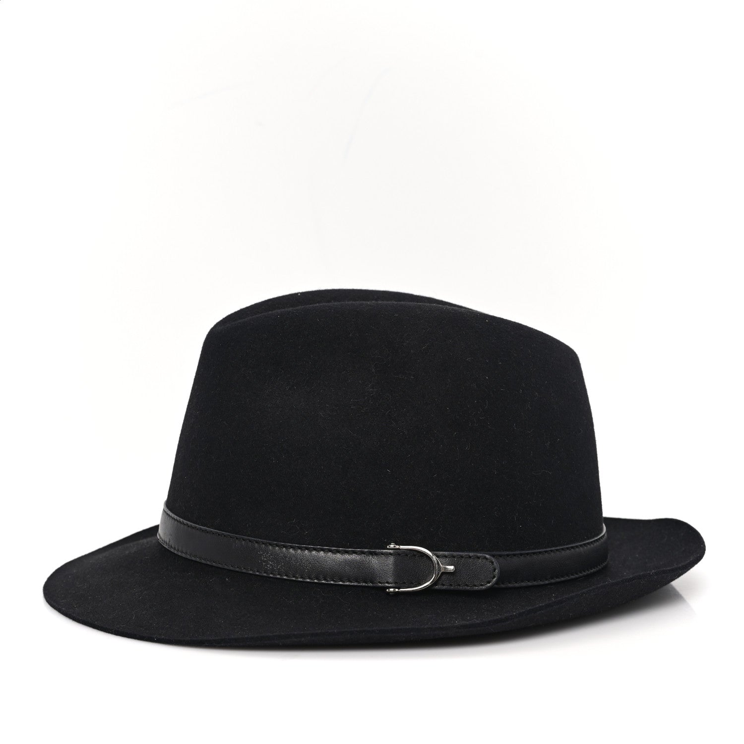 Gucci Felt Horsebit Hat L Black