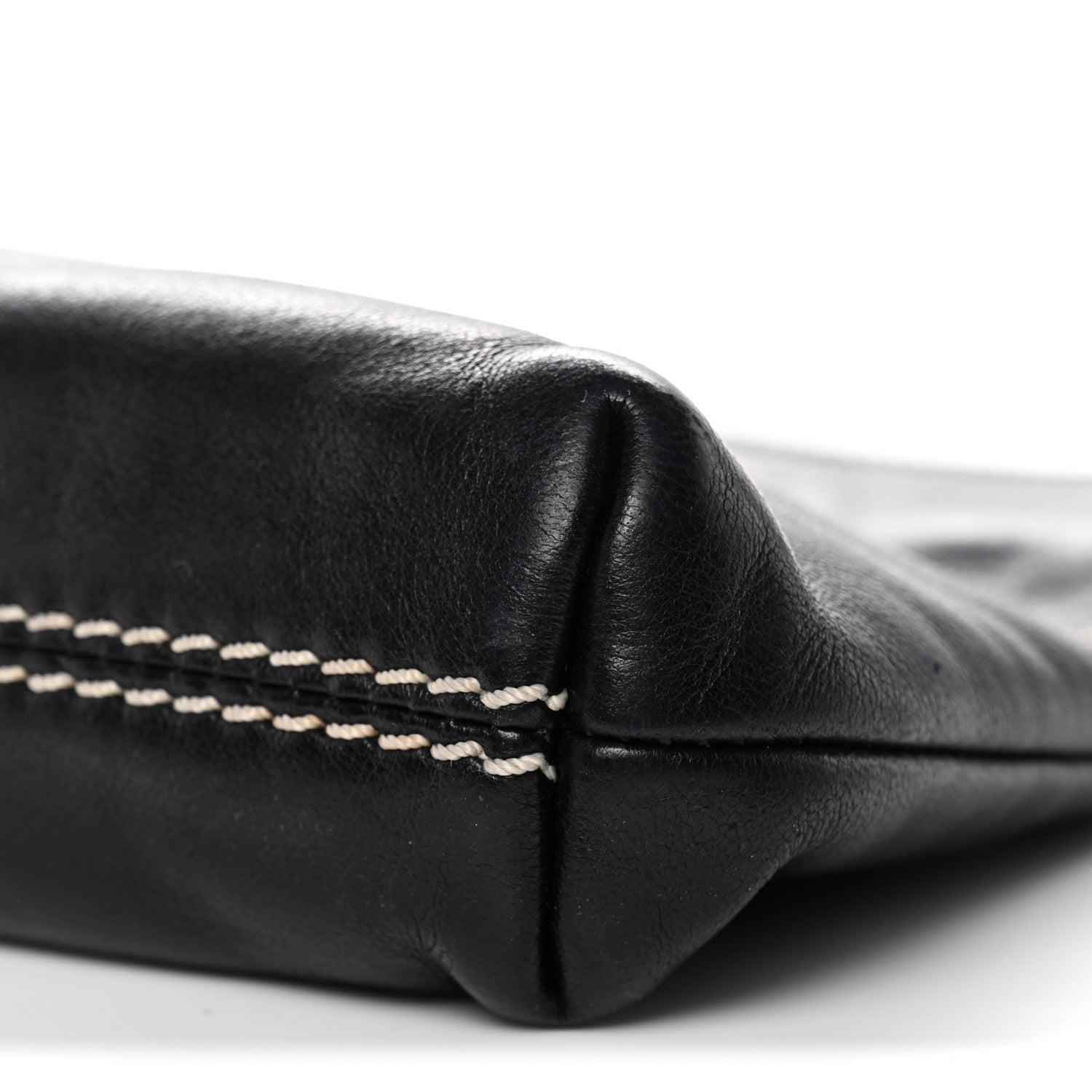 Chanel Lambskin Lax Pochette Black