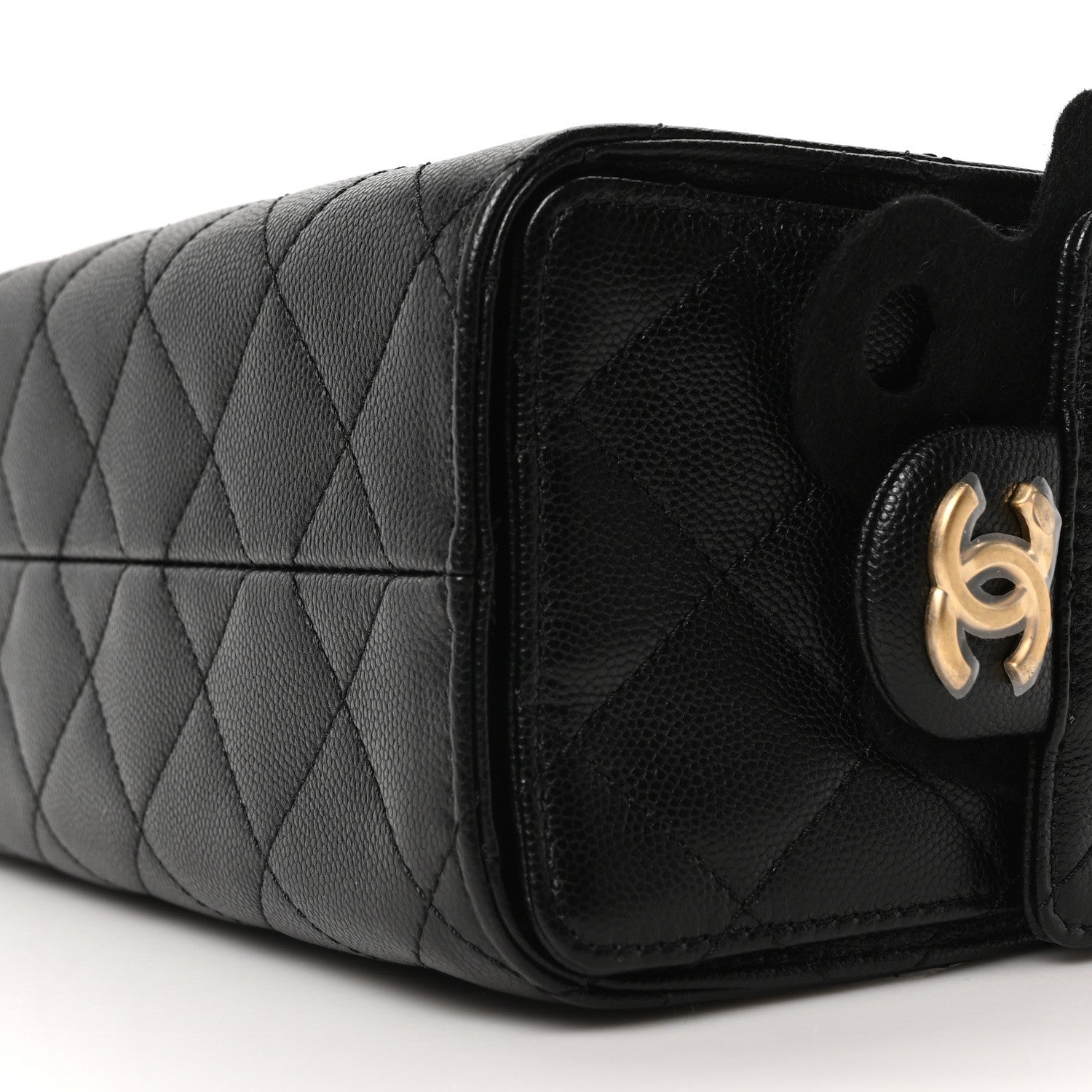 Chanel Caviar Quilted Mini Chanel 25 Handbag Black