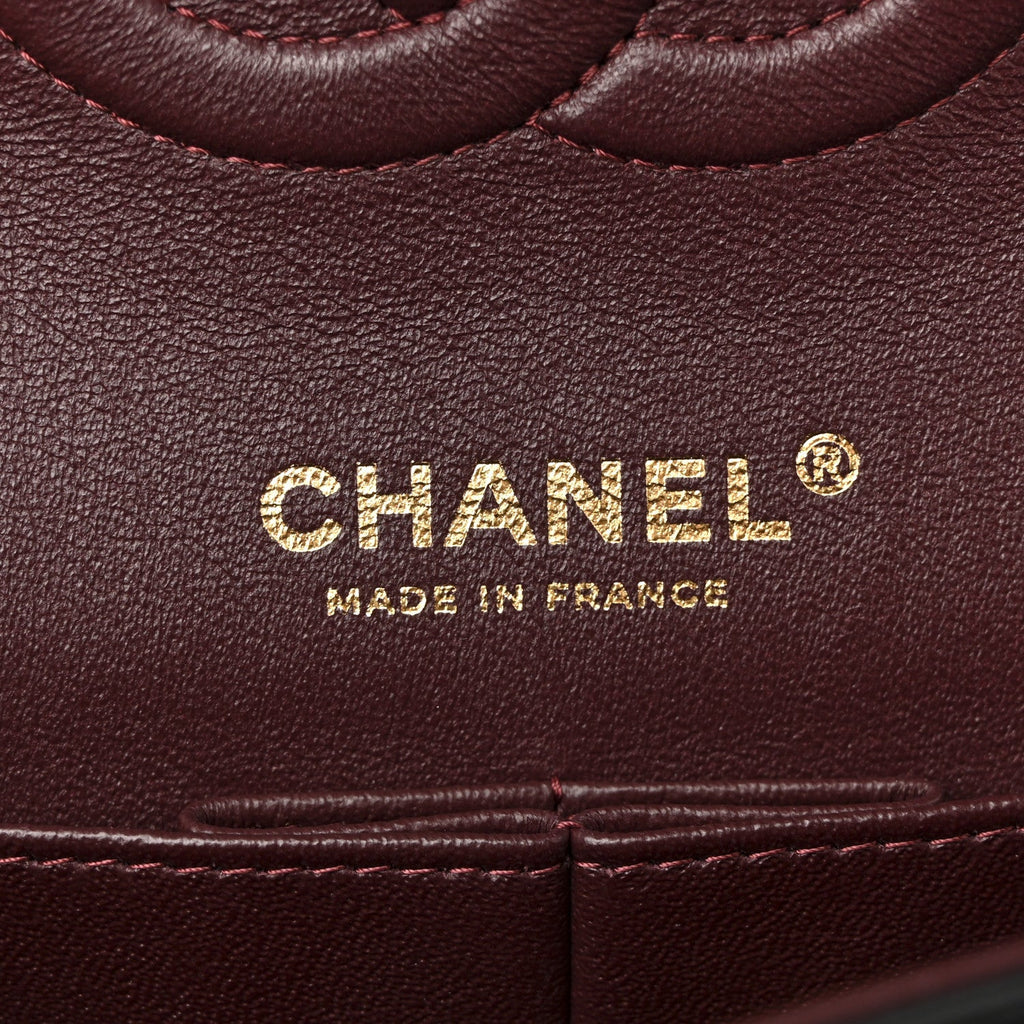 Chanel Lambskin Quilted Medium Double Flap Black