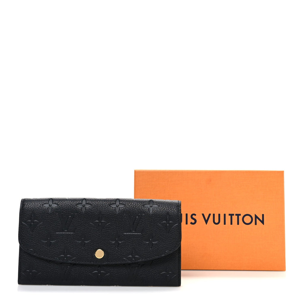 Louis Vuitton Empreinte Emilie Wallet Black Dune