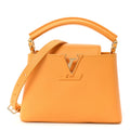 Louis Vuitton Taurillon Mini Capucines Sunbeam Yellow
