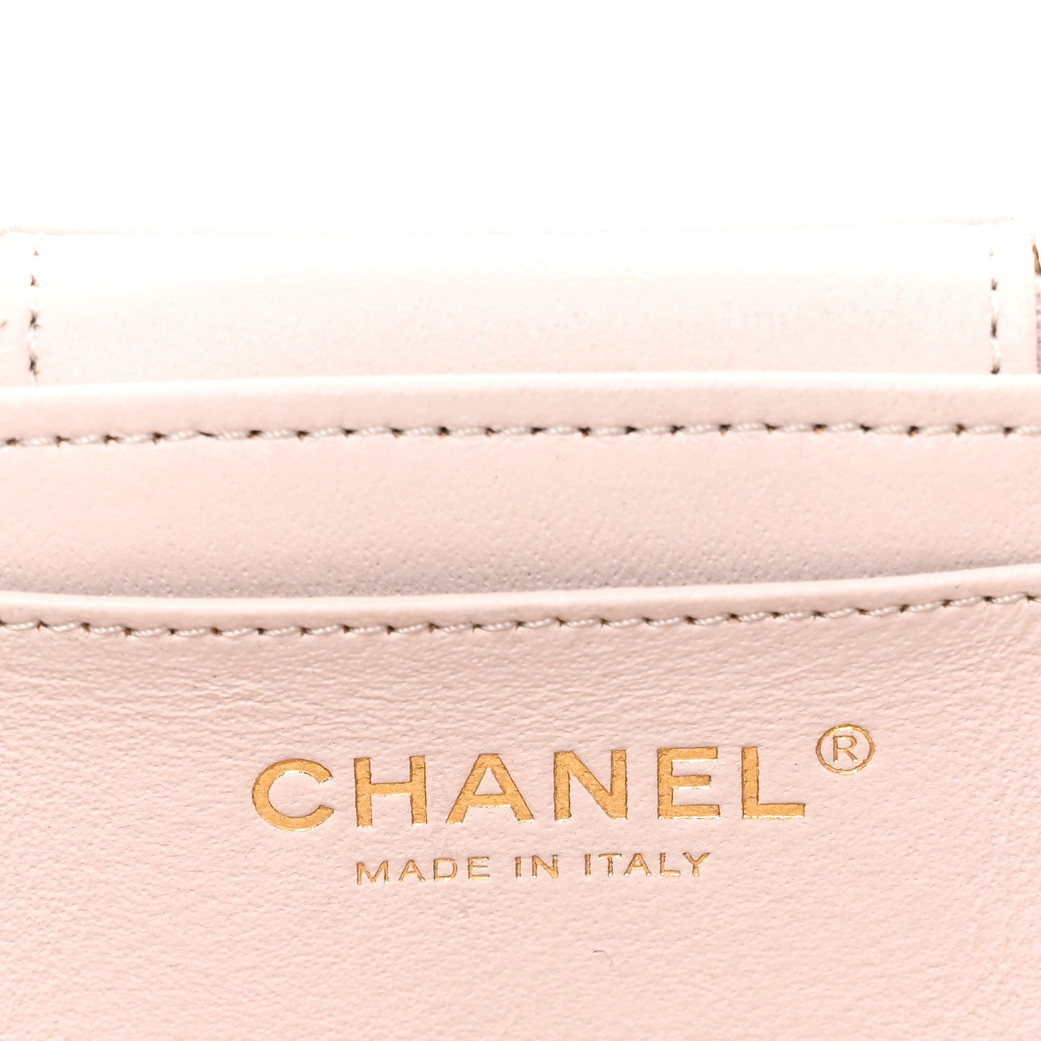 Chanel Lambskin Quilted Trendy Vanity Case Lilac