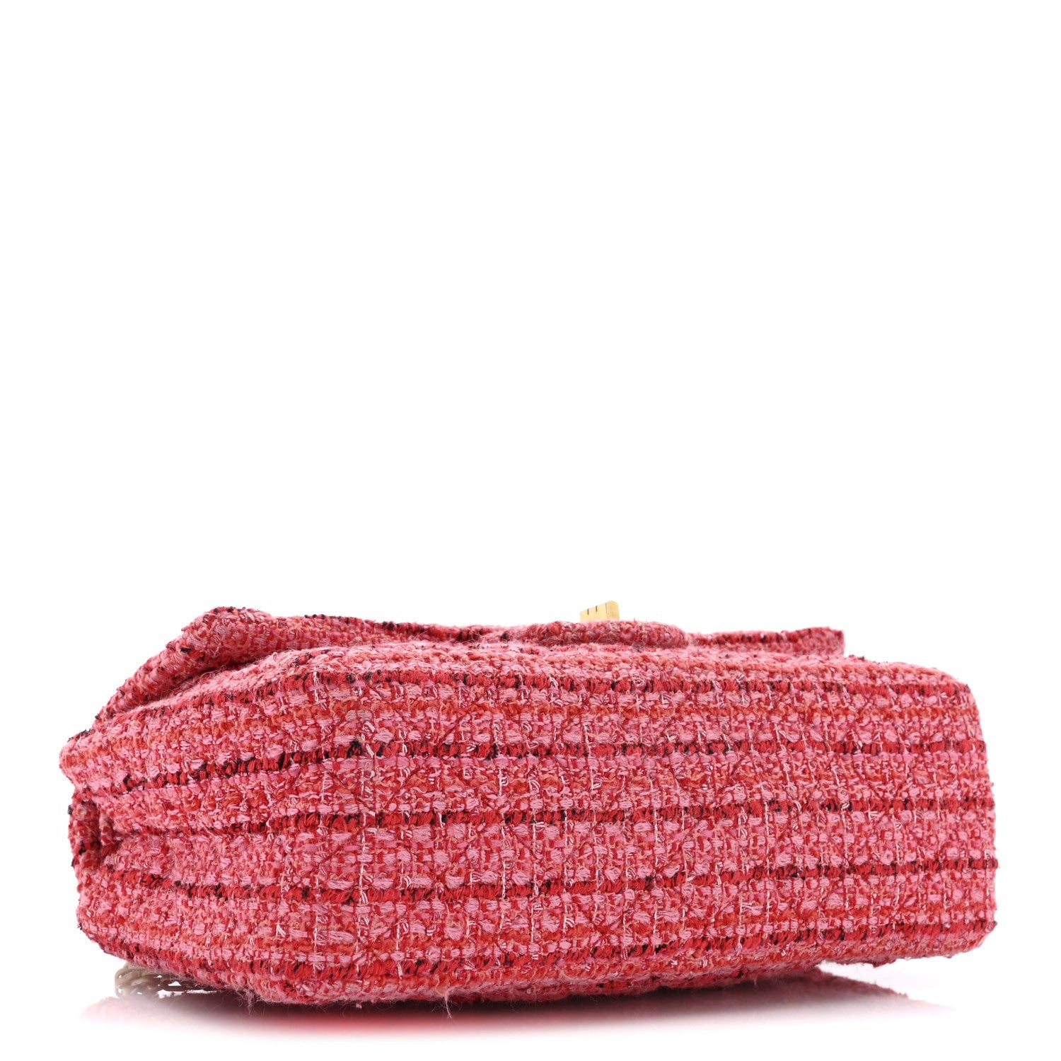 Chanel Tweed Quilted 2.55 Reissue 225 Flap  Red Pink Multicolor