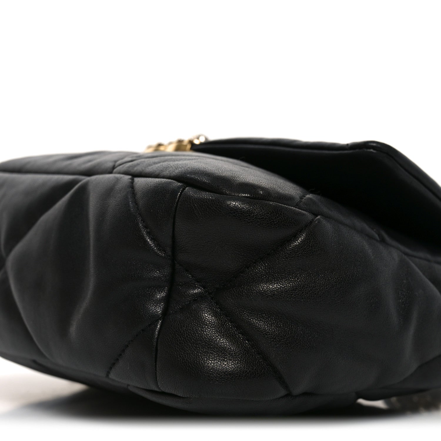Chanel Lambskin Quilted Medium Chanel 19 Flap Black