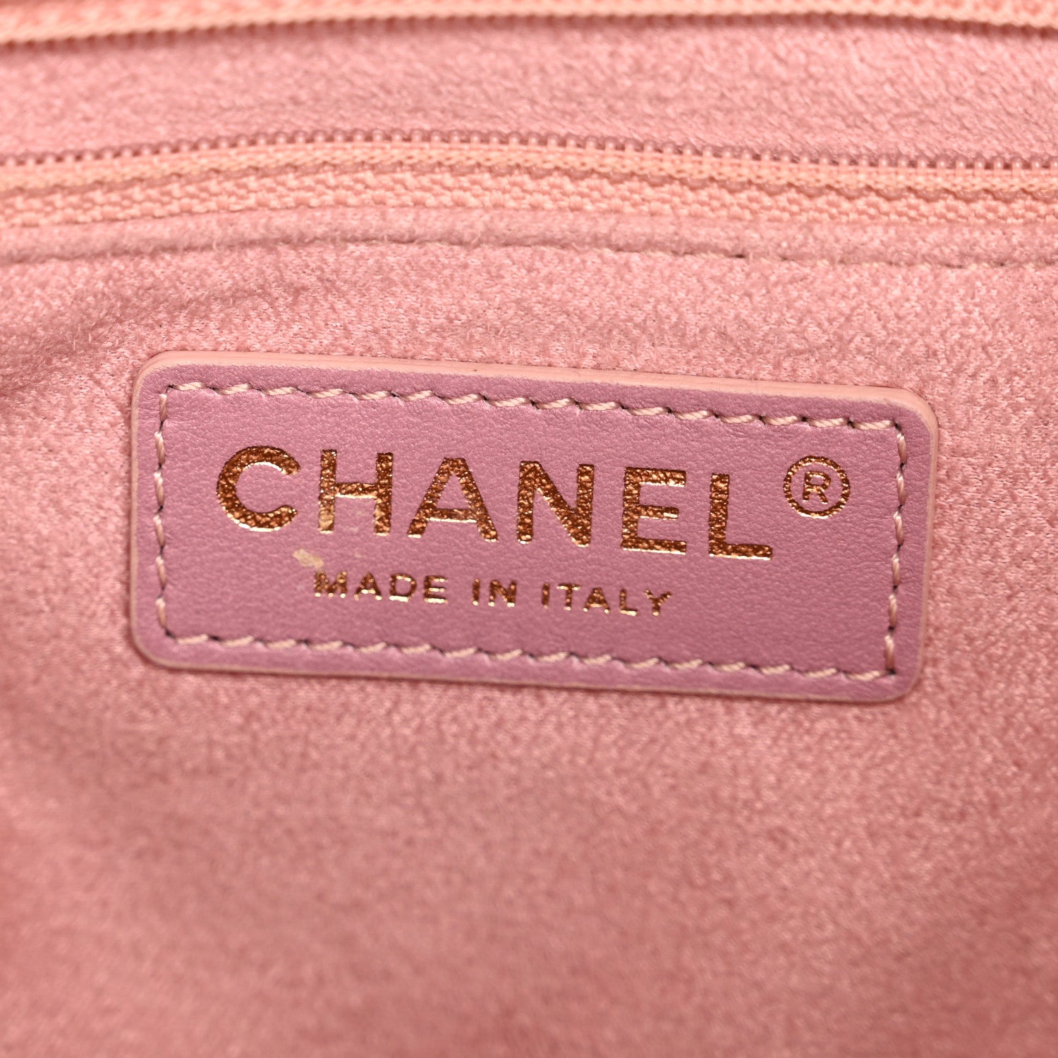 Chanel Caviar Deauville Drawstring Bucket Bag Light Pink