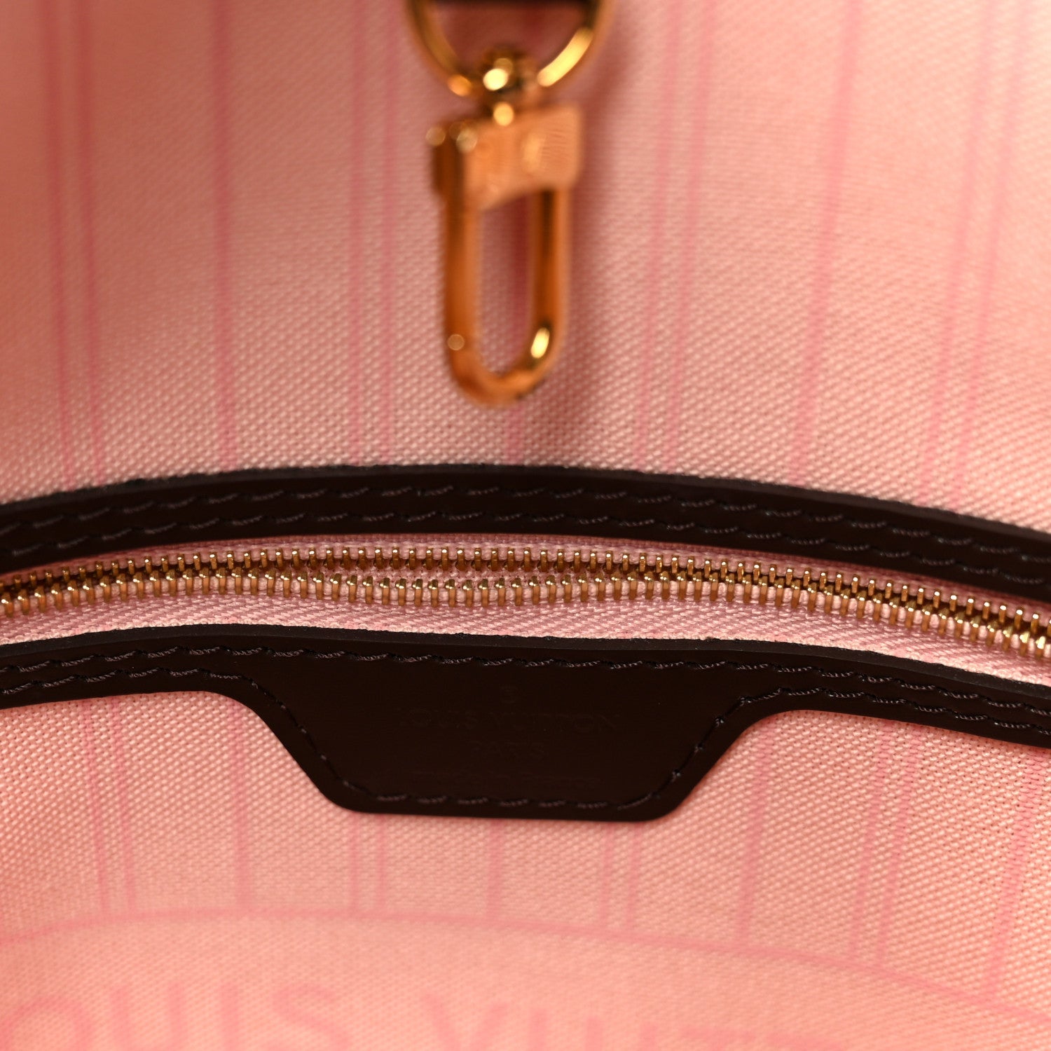 Louis Vuitton Damier Ebene Neo Neverfull MM Rose Ballerine