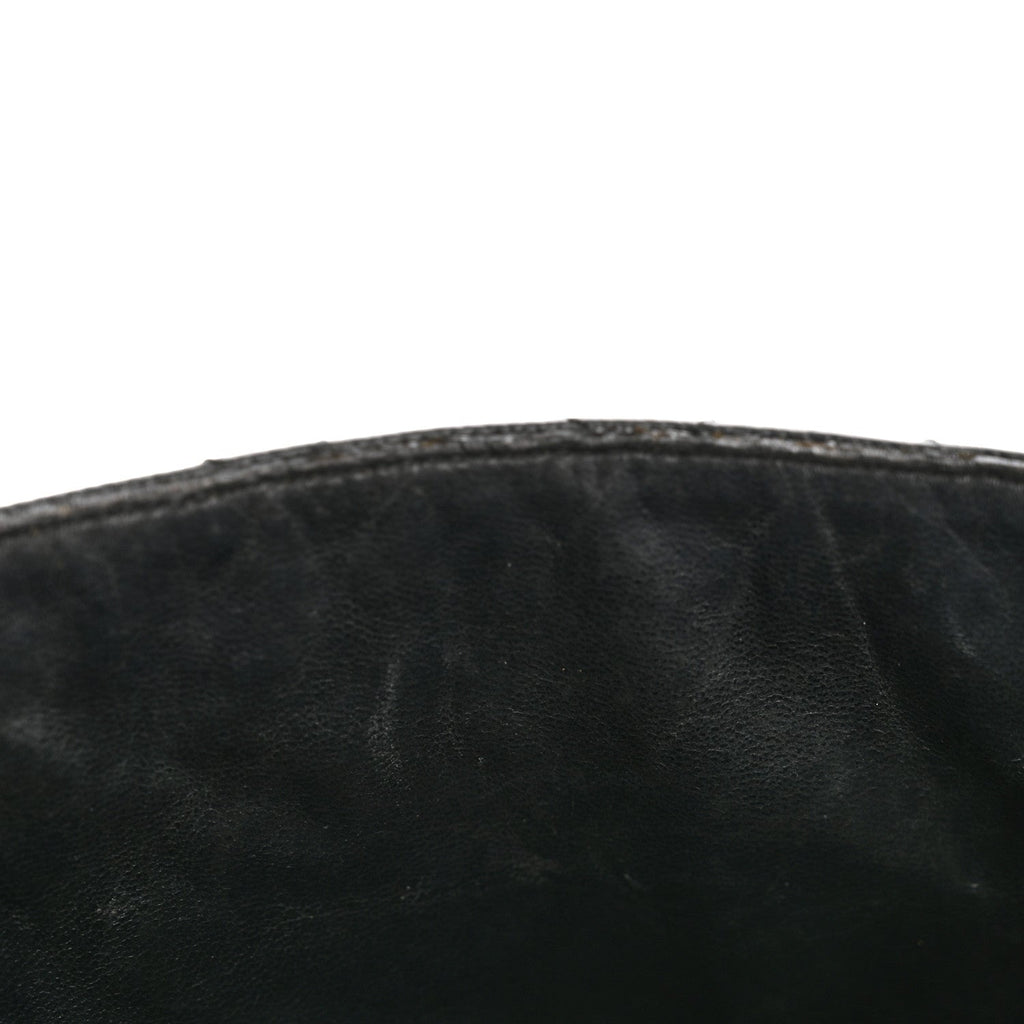Chanel Caviar Quilted Jumbo Kelly Flap Black