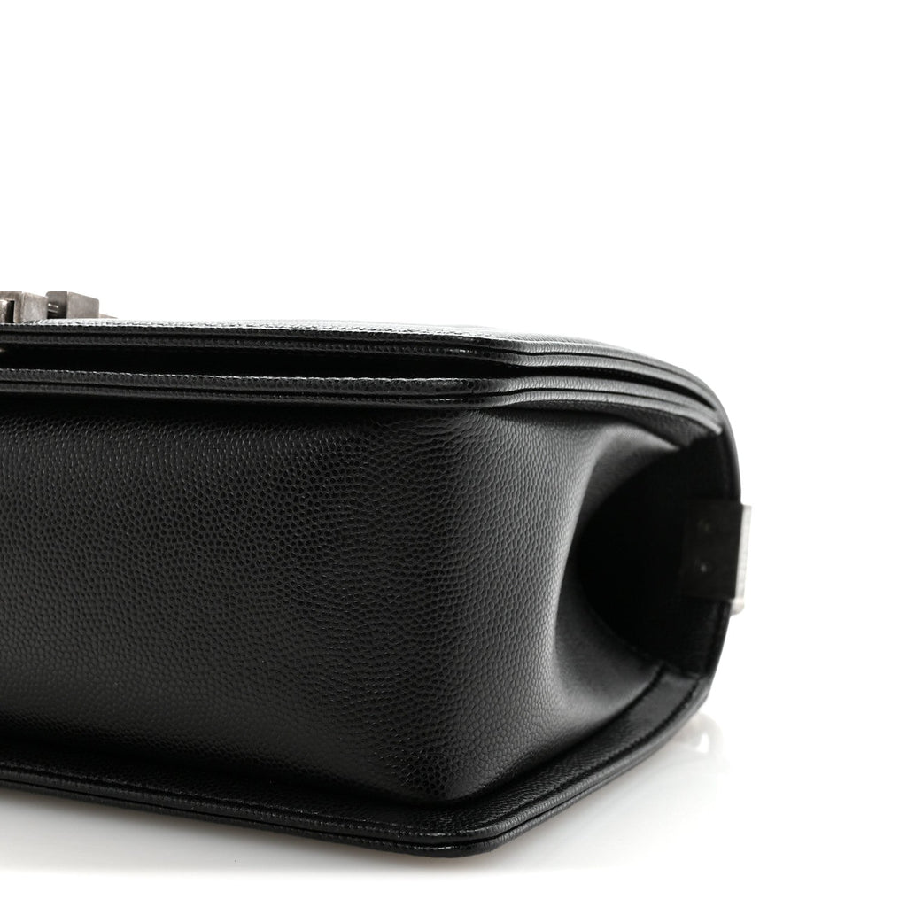 Chanel Caviar Quilted Medium Boy Flap Black