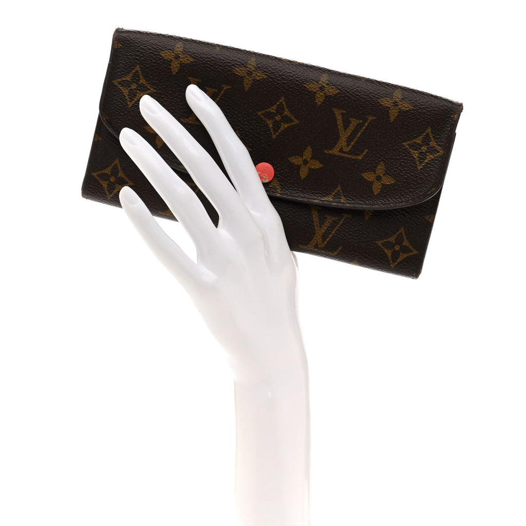 Louis Vuitton Monogram Emilie Wallet Poppy