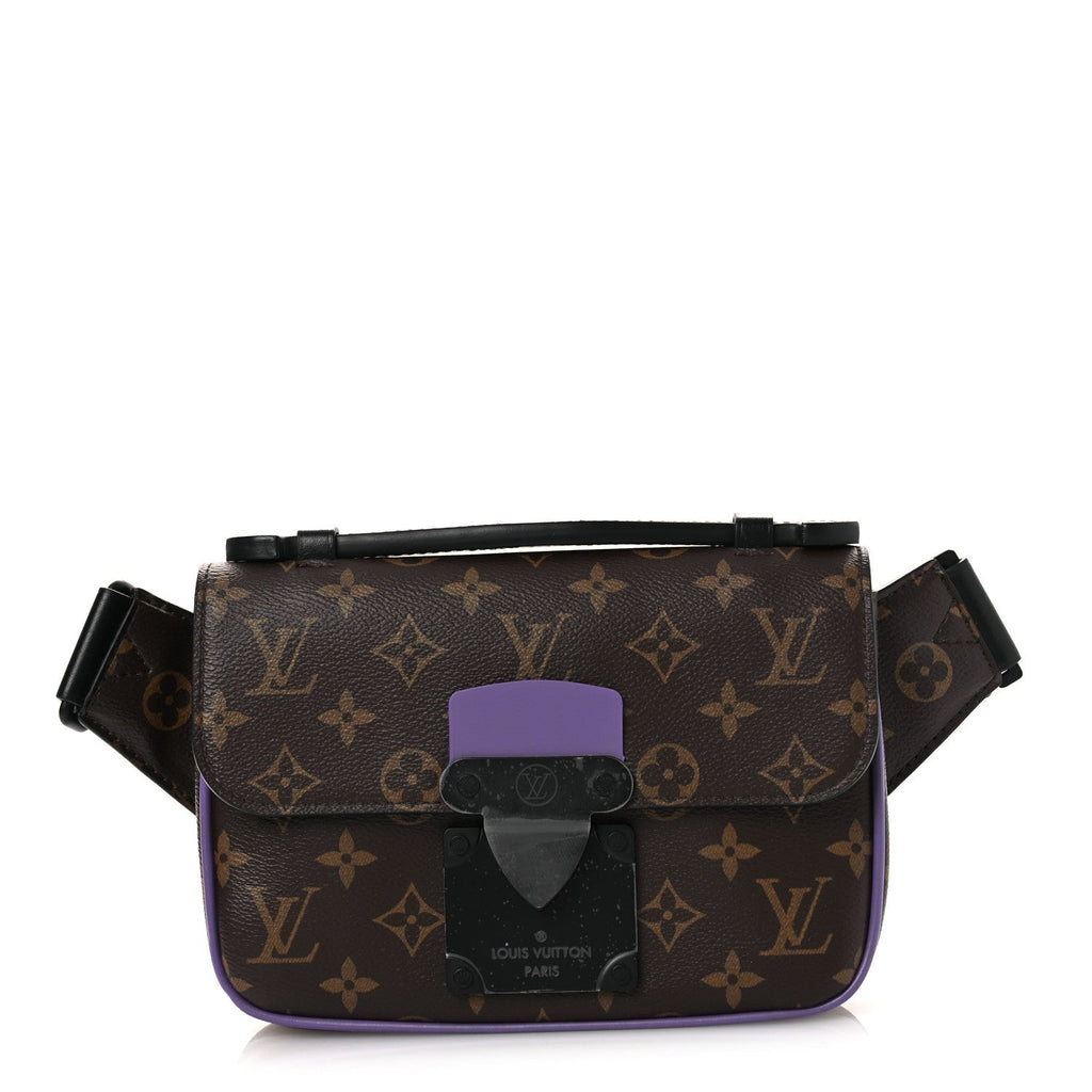 Louis Vuitton Monogram S Lock Sling Bag Purple
