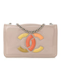 Chanel Vinyl Lipstick Wallet On Chain WOC Beige
