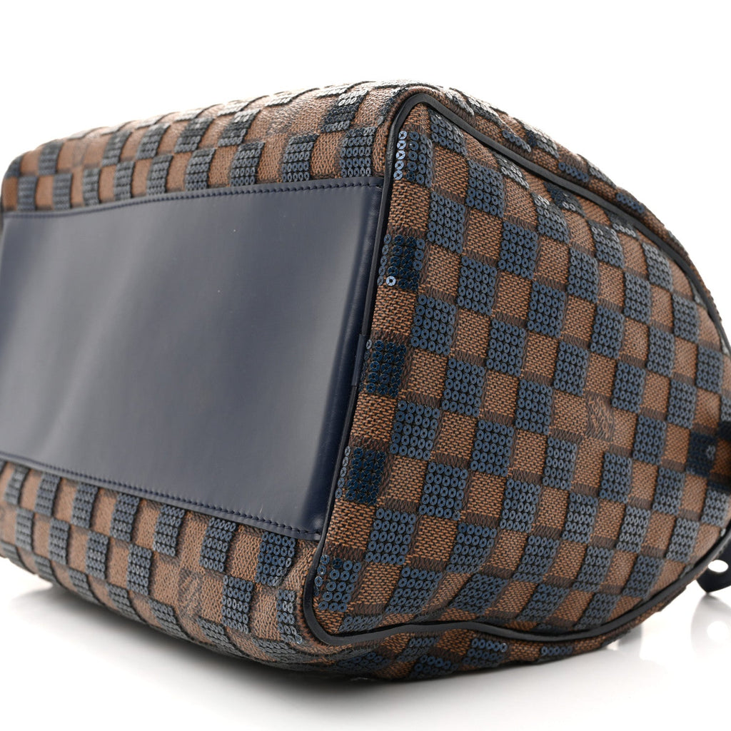 Louis Vuitton Damier Paillettes Speedy 30 Blue