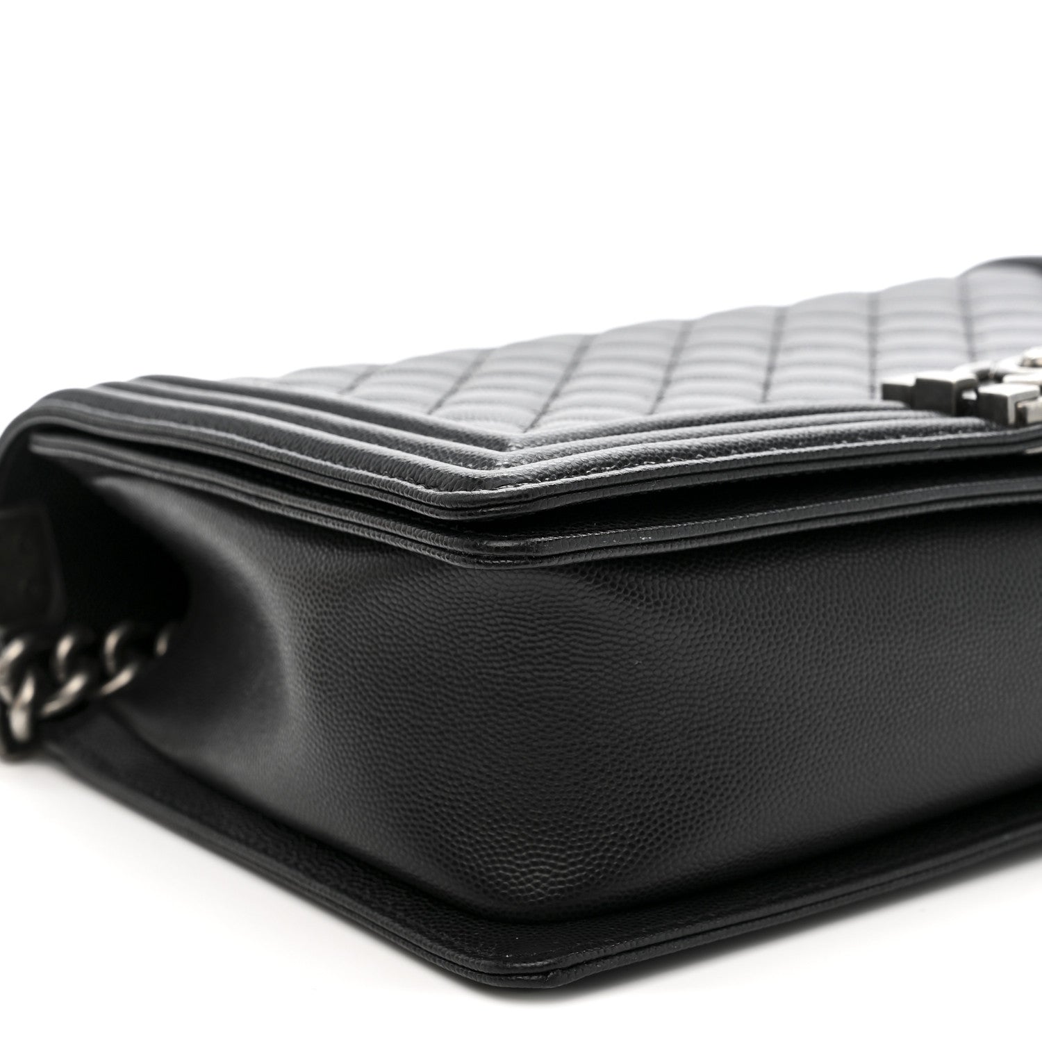 Chanel Caviar Quilted New Medium Boy Flap Black