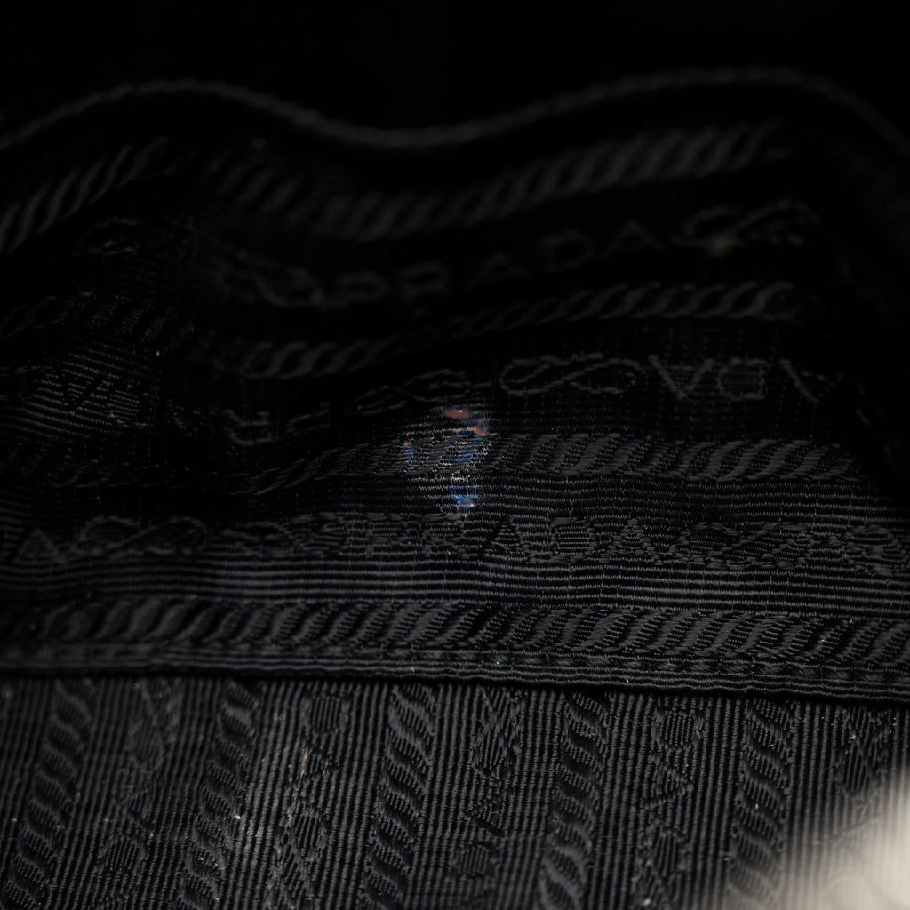 Prada Soft Calfskin Diagramme Camera Bag Black