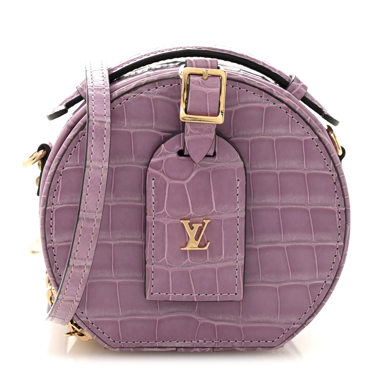 Louis Vuitton Alligator Mini Boite Chapeau Purple