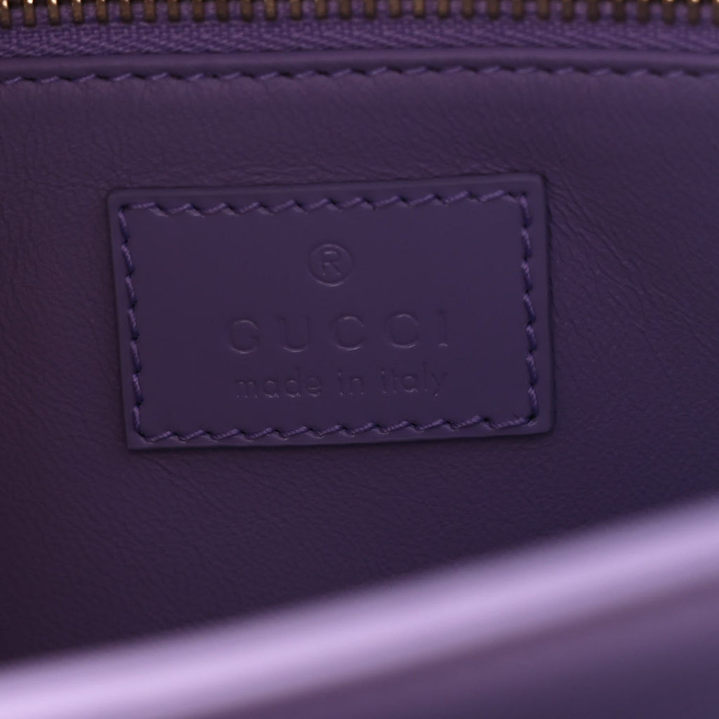 Gucci Spice Lux Nappa Siena Small Shoulder Bag Lapis